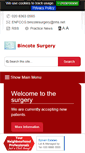 Mobile Screenshot of bincotesurgery.co.uk