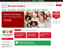 Tablet Screenshot of bincotesurgery.co.uk
